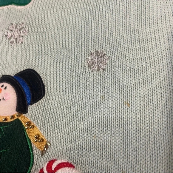 The Quacker Fatory Christmas Winter Cardigan Buttons Snowmen 3XL - Picture 5 of 10